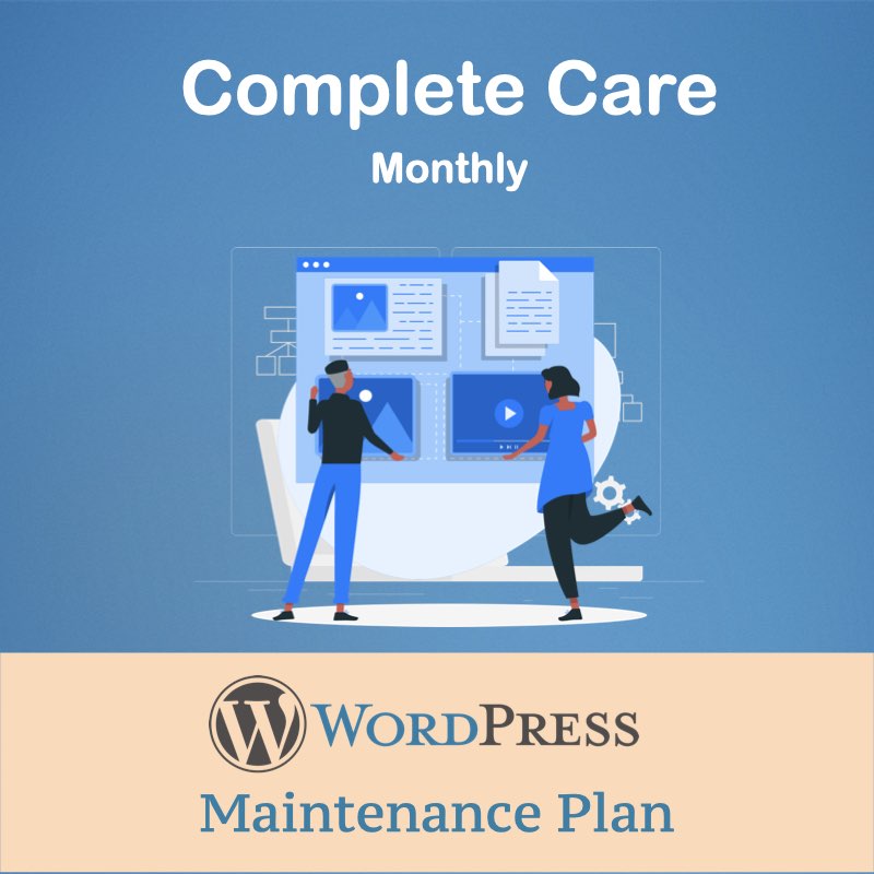 Wordpress Care Maintenance - Ad-hoc Plan