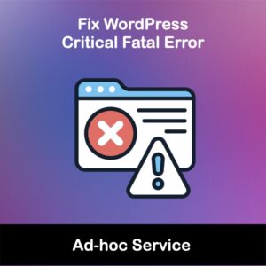 Fix WordPress Critical Fatal Error