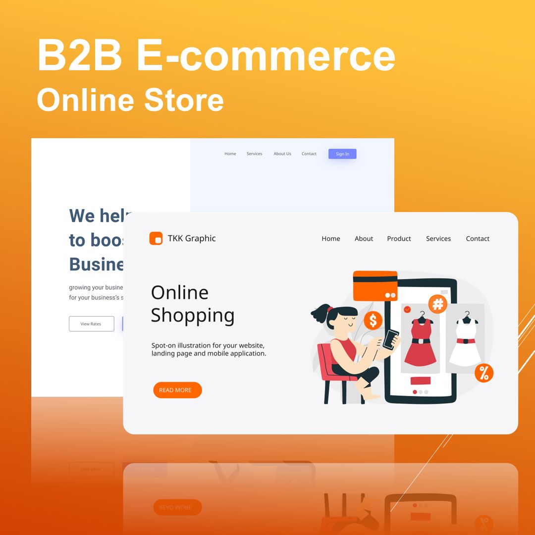 B2B E commerce online store