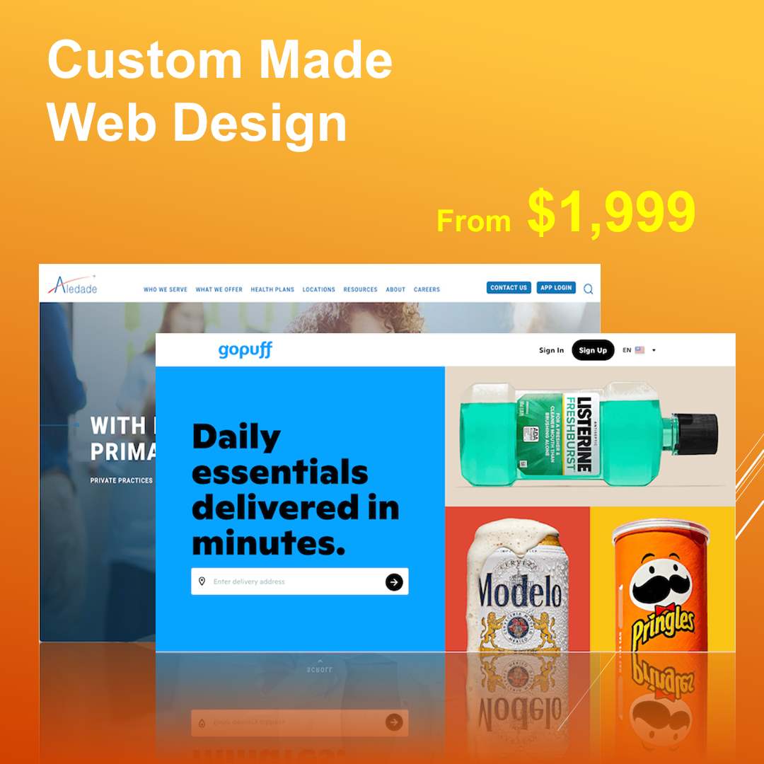 custom made web design